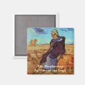 De sedes (na Millet) van Vincent van Gogh Magneet (Voorkant / Achterkant)