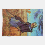 De sedes (na Millet) van Vincent van Gogh Theedoek (Horizontaal)