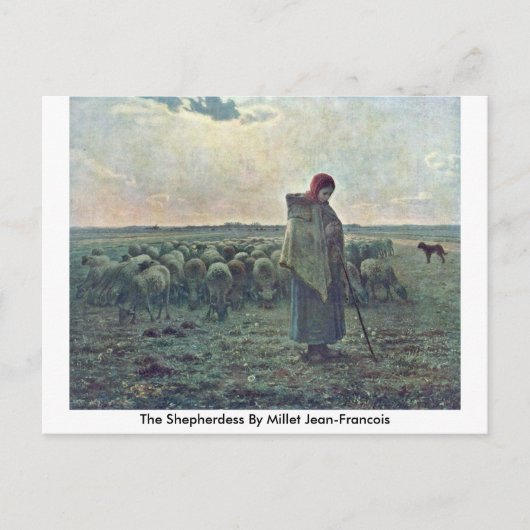 De sedes van Millet (II), Jean-Francois Briefkaart (Voorkant)