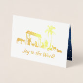 De sedes worden verergerd. Kerstluxe Real Folie Kaarten (Voorkant)