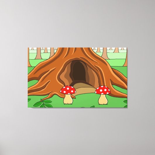 De segmentstructuur canvas afdruk (Voorkant)