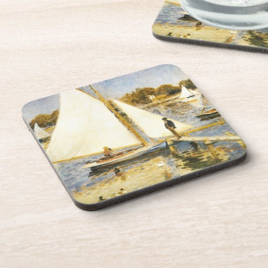 De Seine bij Argenteuil Auguste Renoir Bier Onderzetter (Linkerzijde)