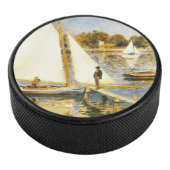 De Seine bij Argenteuil Auguste Renoir Hockey Puck (3/4)