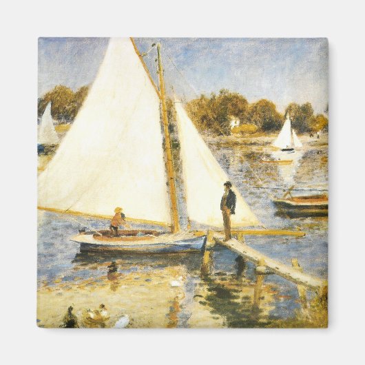De Seine bij Argenteuil Auguste Renoir Magneet (Voorkant)