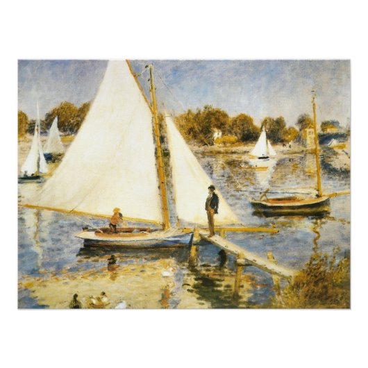 De Seine bij Argenteuil Auguste Renoir Perfect Poster (Voorkant)