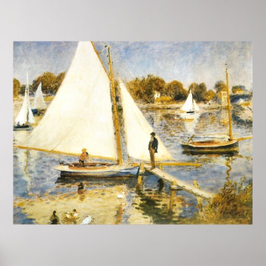 De Seine bij Argenteuil Auguste Renoir Poster (Voorkant)
