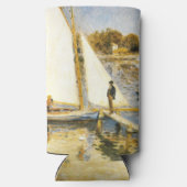 De Seine bij Argenteuil Auguste Renoir Seltzer Blikjeskoeler (Achterkant)