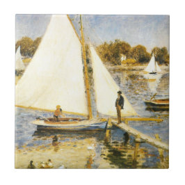 De Seine bij Argenteuil Auguste Renoir Tegeltje