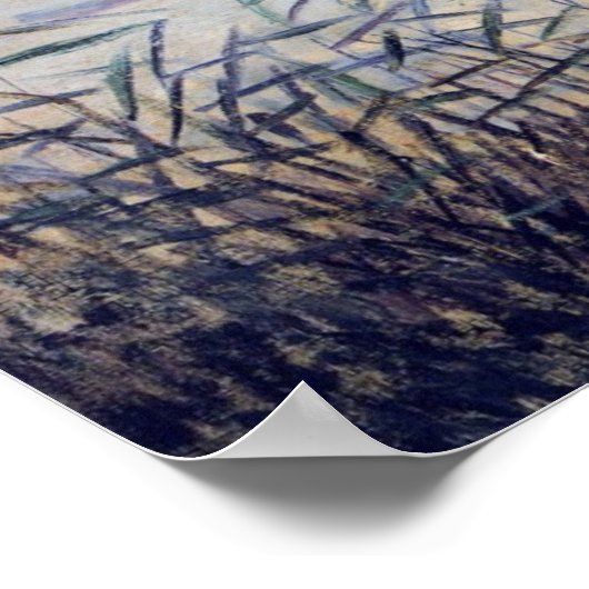 De Seine bij Argenteuil - Claude Monet Poster (Hoek)