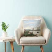 De Seine bij Argenteuil van Sisley Kussen (Stoel)