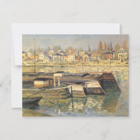 De Seine bij Asnieres door Claude Monet (Voorkant)