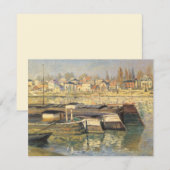 De Seine bij Asnieres door Claude Monet (Voorkant / Achterkant)