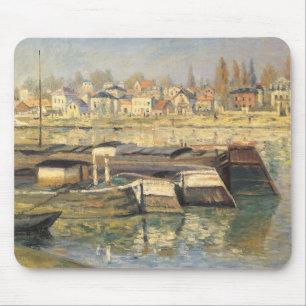 De Seine bij Asnieres door Claude Monet Muismat