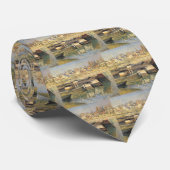 De Seine bij Asnieres door Claude Monet Stropdas (Opgerold)