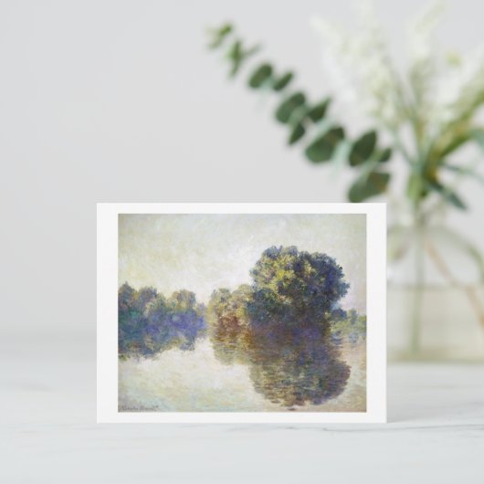 De Seine bij Giverny Claude Monet Briefkaart (Staand voorkant)