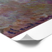 De Seine bij Giverny, ochtendmist van Claude Monet Poster (Hoek)
