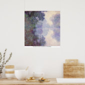 De Seine bij Giverny, ochtendmist van Claude Monet Poster (Keuken)