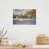 De Seine bij La Grande Jatte (bootstudie) Poster (Keuken)