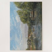 De Seine bij Port-Marly (1872) - Camille Pissarro Legpuzzel (Verticaal)