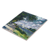 De Seine in Argenteuil Tegeltje (Zijkant)