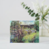 De Seine in Chatou door Pierre Renoir Briefkaart (Staand voorkant)