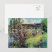 De Seine in Chatou door Pierre Renoir Briefkaart (Voorkant / Achterkant)