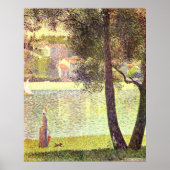 De Seine in Courbevoie, door Georges-Pierre Seurat Poster (Voorkant)