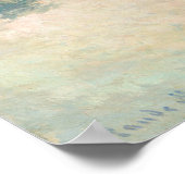 De Seine in Giverny, Claude Monet Fine Art Poster (Hoek)