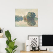 De Seine in Giverny, Claude Monet Fine Art Poster (Thuiskantoor)