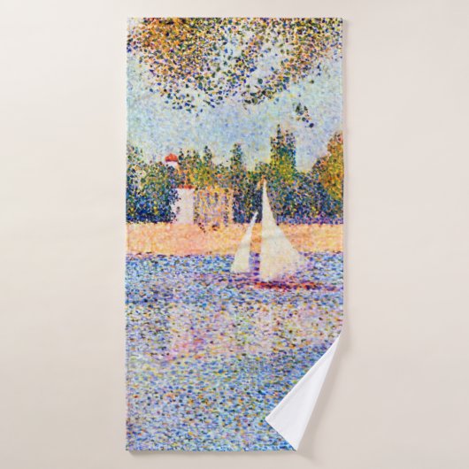 De Seine in La Grande Jatte, Seurat Badhanddoek (Badhanddoek)