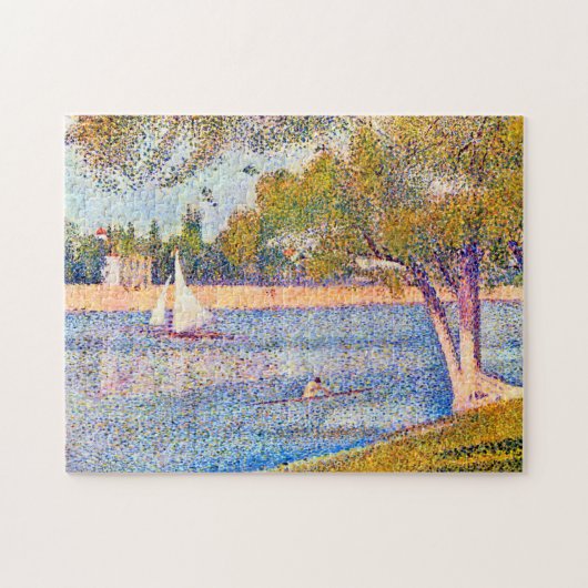 De Seine in La Grande Jatte, Seurat Legpuzzel (Horizontaal)