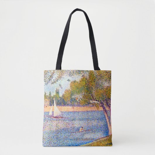 De Seine in La Grande Jatte, Seurat Tote Bag (Voorkant)