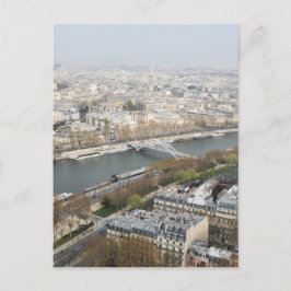 De Seine in Parijs, Frankrijk Briefkaart