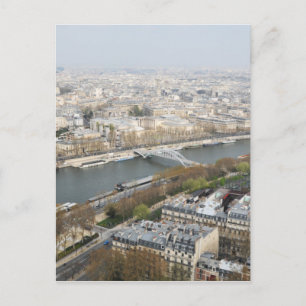 De Seine in Parijs, Frankrijk Briefkaart