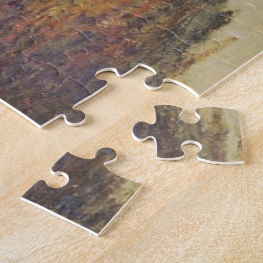 De Seine in Port-Villez Monet Fine Art Legpuzzel (Zijkant)