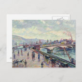 De Seine in Rouen Briefkaart (Voorkant / Achterkant)