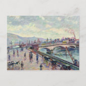 De Seine in Rouen Briefkaart (Voorkant)