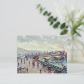 De Seine in Rouen Briefkaart (Staand voorkant)