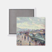 De Seine in Rouen Magneet (Voorkant / Achterkant)