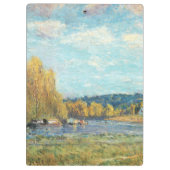 De Seine in Saint-Cloud Alfred Sisley Klembord (Achterkant)