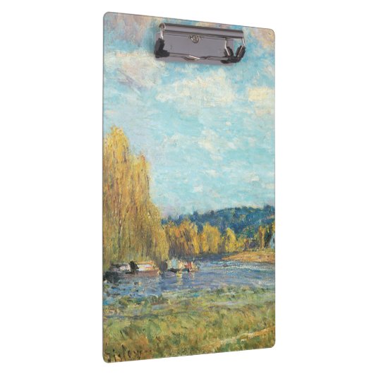 De Seine in Saint-Cloud Alfred Sisley Klembord (Rechts)