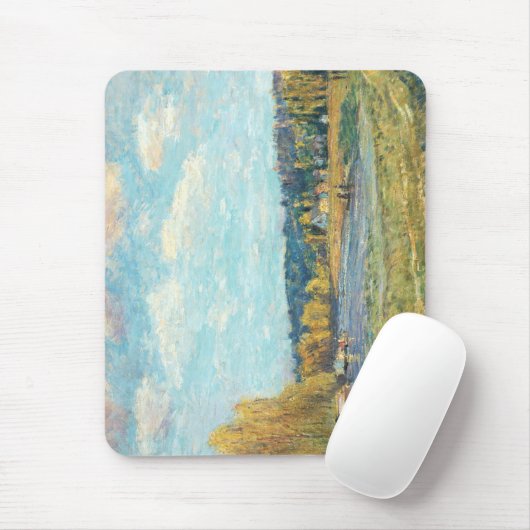 De Seine in Saint-Cloud Alfred Sisley Muismat (Met muis)