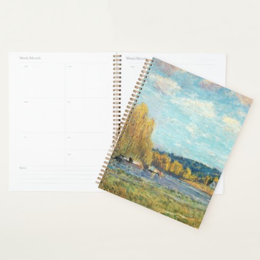 De Seine in Saint-Cloud Alfred Sisley Planner (Display)