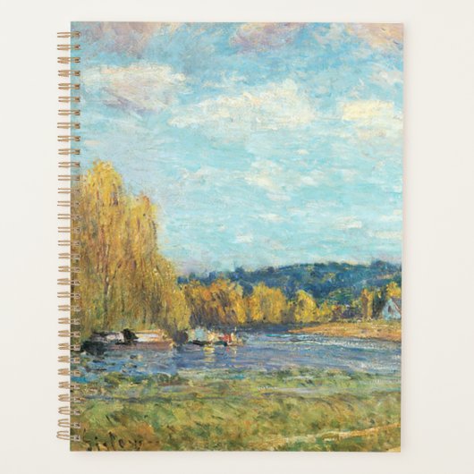 De Seine in Saint-Cloud Alfred Sisley Planner (Voorkant)