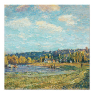 De Seine in Saint-Cloud Alfred Sisley Poster