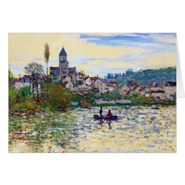 De Seine in Vetheuil Claude Monet (Voorkant Horizontaal)