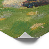 De Seine met kleding op de bank Poster (Hoek)