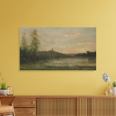 De Seine Morning Charles-François Daubigny Canvas Afdruk (Insitu (Woonkamer))