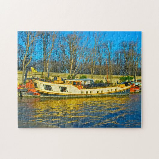 De Seine Paris. Jigzaag Puzzle Legpuzzel (Horizontaal)