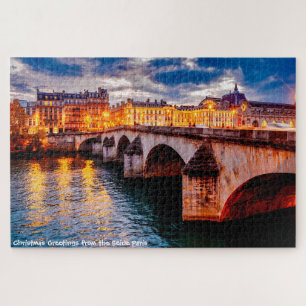 De Seine Paris. Jigzaag Puzzle Legpuzzel